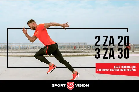 SUPER POPUSTI SAMO U SPORT VISION TRGOVINAMA VARAŽDIN!